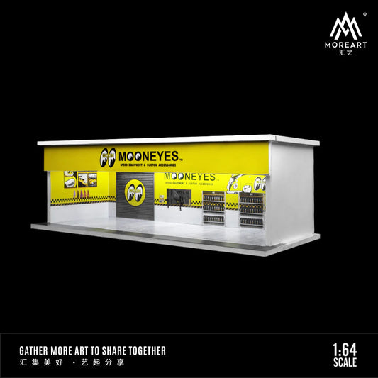 MoreArt 1:64 Mooneyes Maintenance Workshop Scene MO914111