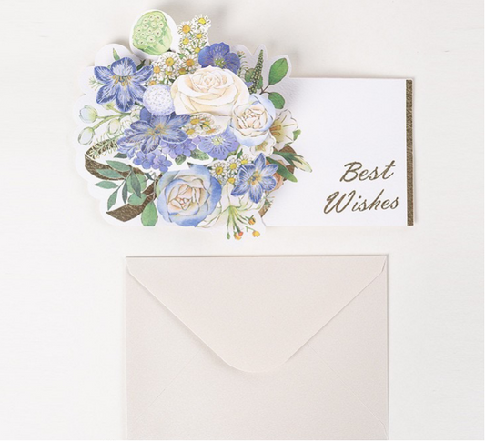 LL-XH Flower wishes 3D Greeting Card