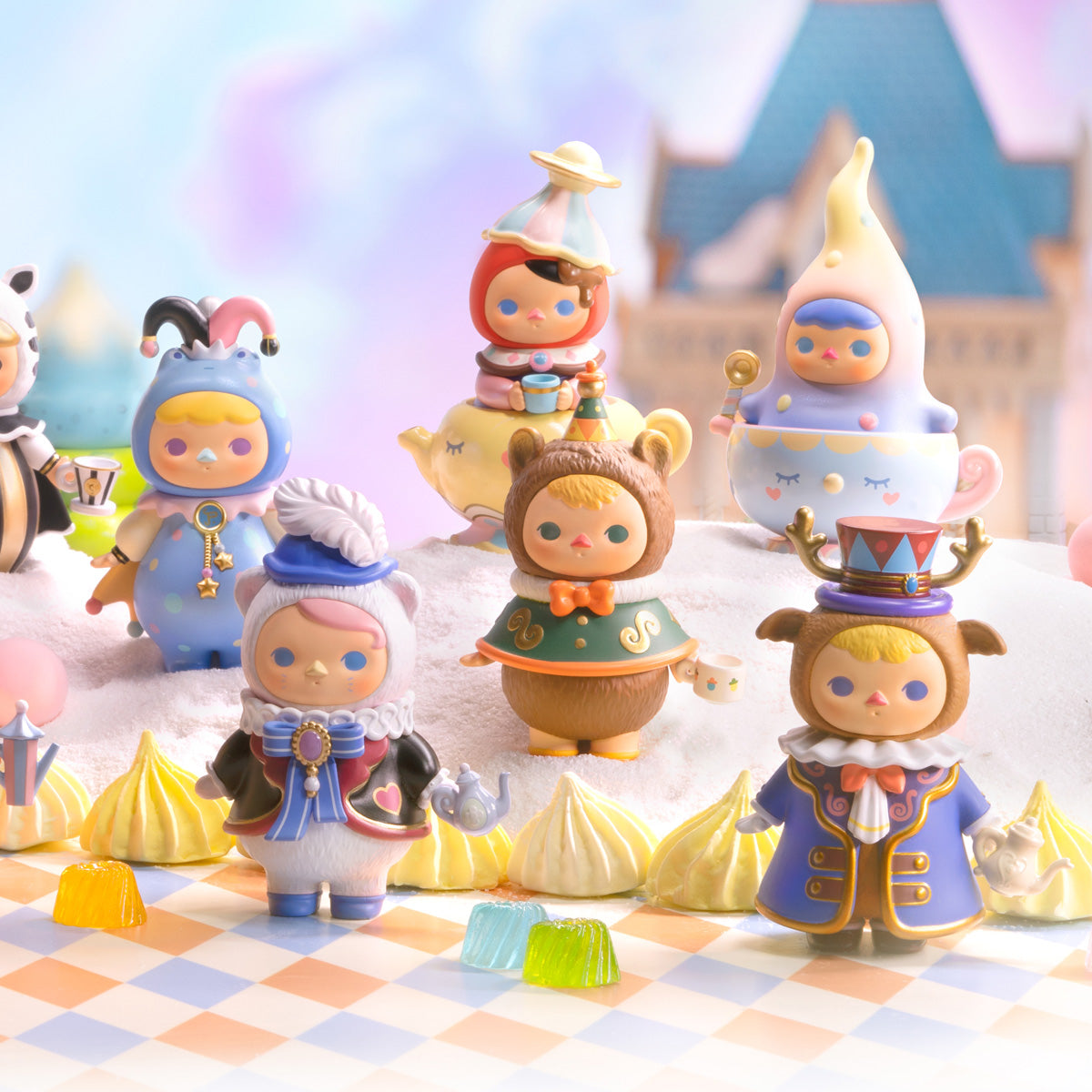 PopMart Pucky elf animal tea party series Blind Box