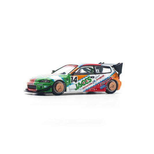 Pop Race 1:64 Pandem Civic EG6 v1.5 JACCS PR640128