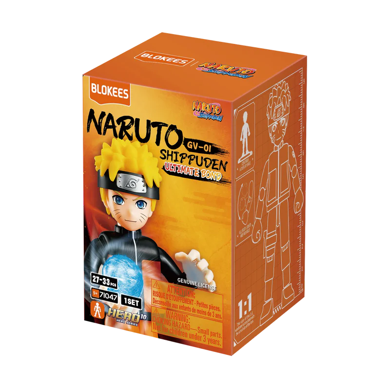 Naruto Blokees: 4- inch Gravity Model Kit- GV01 Ultimate Bond (Blind Boxes)