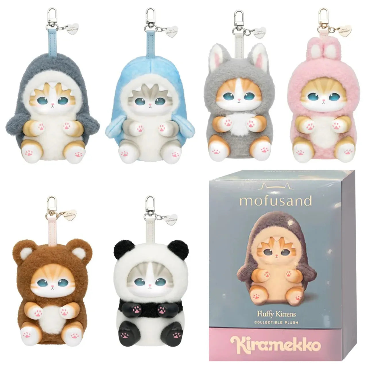 Mofusand Kiramekko Fluffy Kittens Blind Box