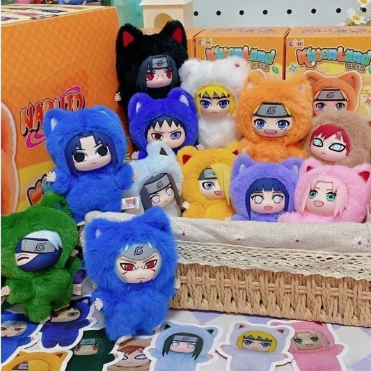 EAKI Naruto Kitttenland Plush Pendant  Mini blind Box