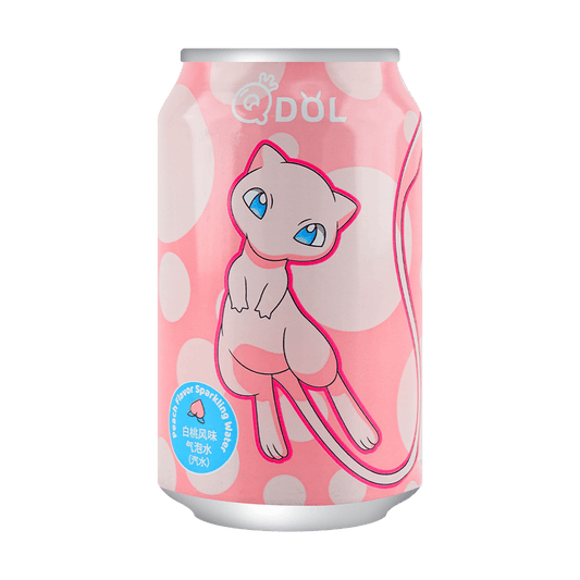 QDOL Peach Flavored Sparkling Water (Soda) 330ml