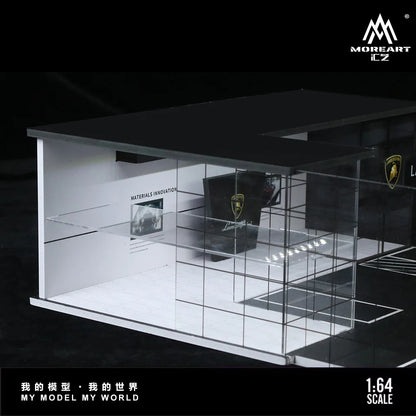 MoreArt LAMBORGHINI SHOWROOM DIORAMA LIGHTS FOR 1/64 DIECAST CAR BY MOREART MO936013