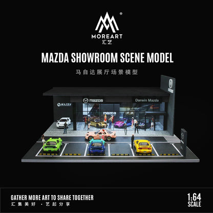 MoreArt MAZDA SHOWROOM SCENE DIORAMA LIGHTS FOR 1/64 DIECAST CAR BY MOREART MO936010