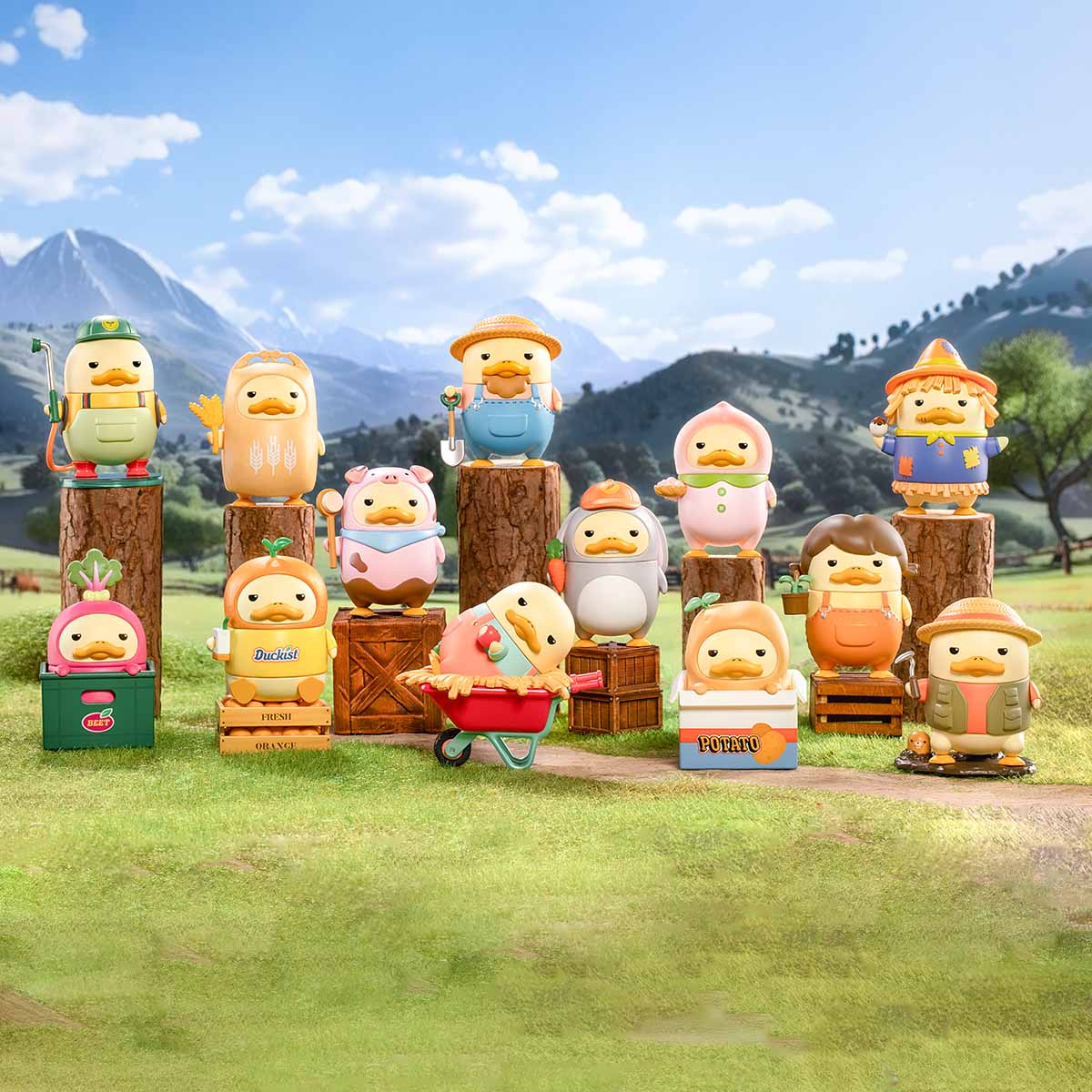 DUCKOO FARM Series Figures