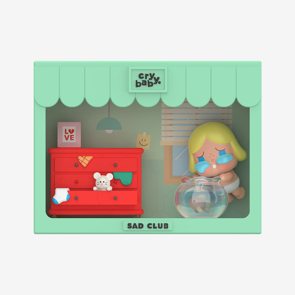 PopMart CRYBABY Sad Club Series Scene Sets