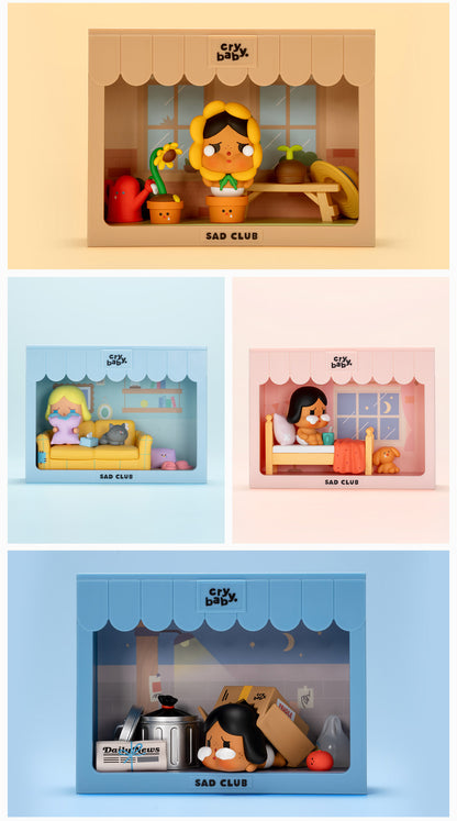 PopMart CRYBABY Sad Club Series Scene Sets