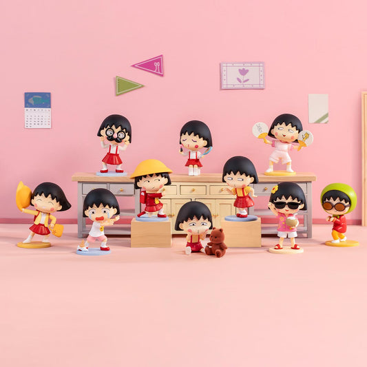 Popmart Chibi Maruko-chan's Quirky Adventures Series Figures Blind Box