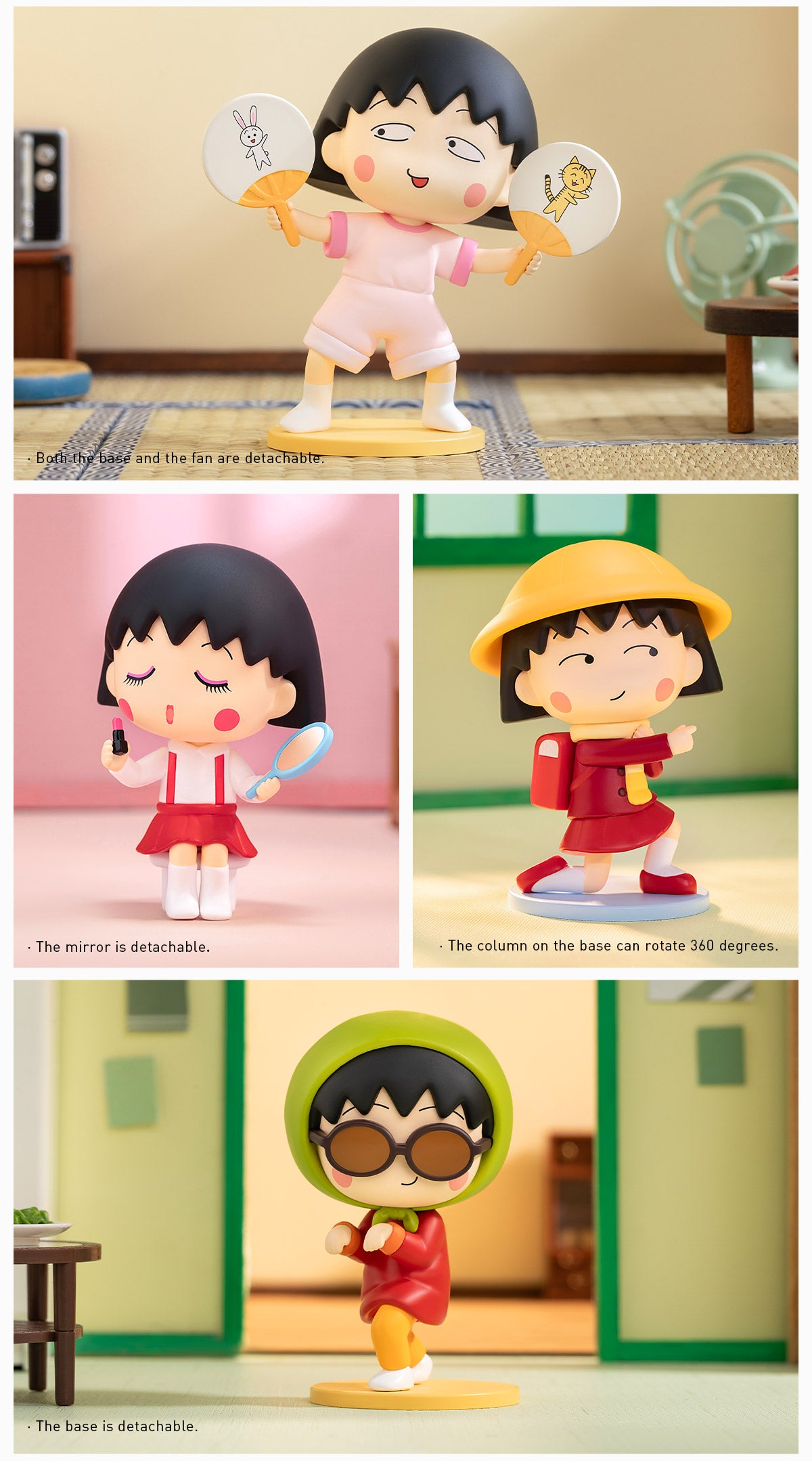 Popmart Chibi Maruko-chan's Quirky Adventures Series Figures Blind Box