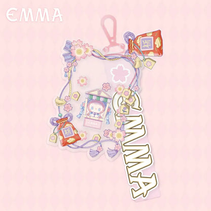 EMMA Secret Forest Cherry Blossom Series shaker keychain