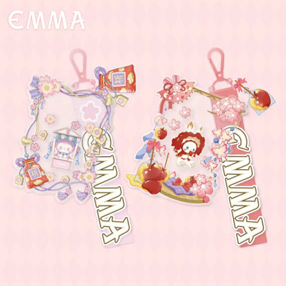 EMMA Secret Forest Cherry Blossom Series shaker keychain