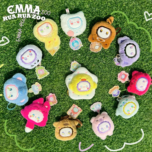 Emma Rua Rua Zoo scented Plushes keychain blind box