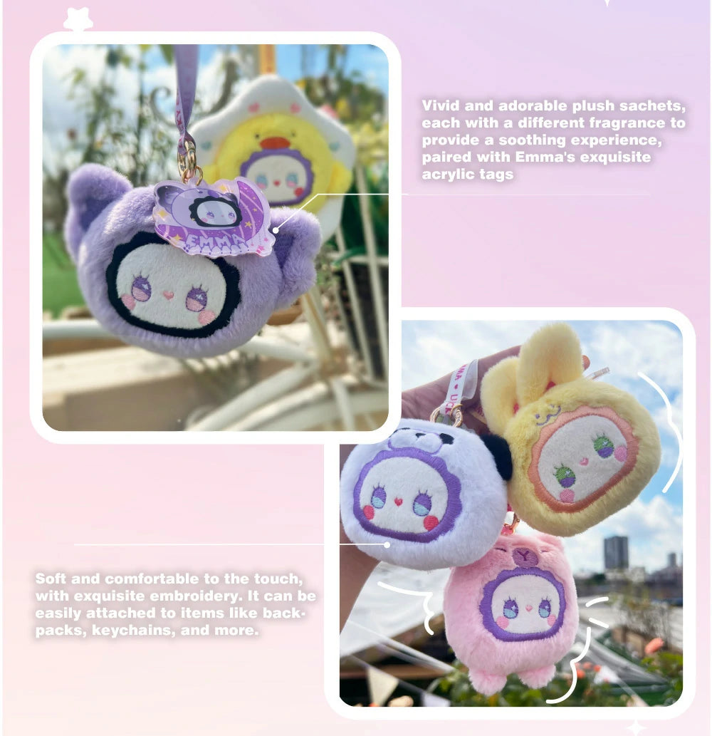 Emma Rua Rua Zoo scented Plushes keychain blind box