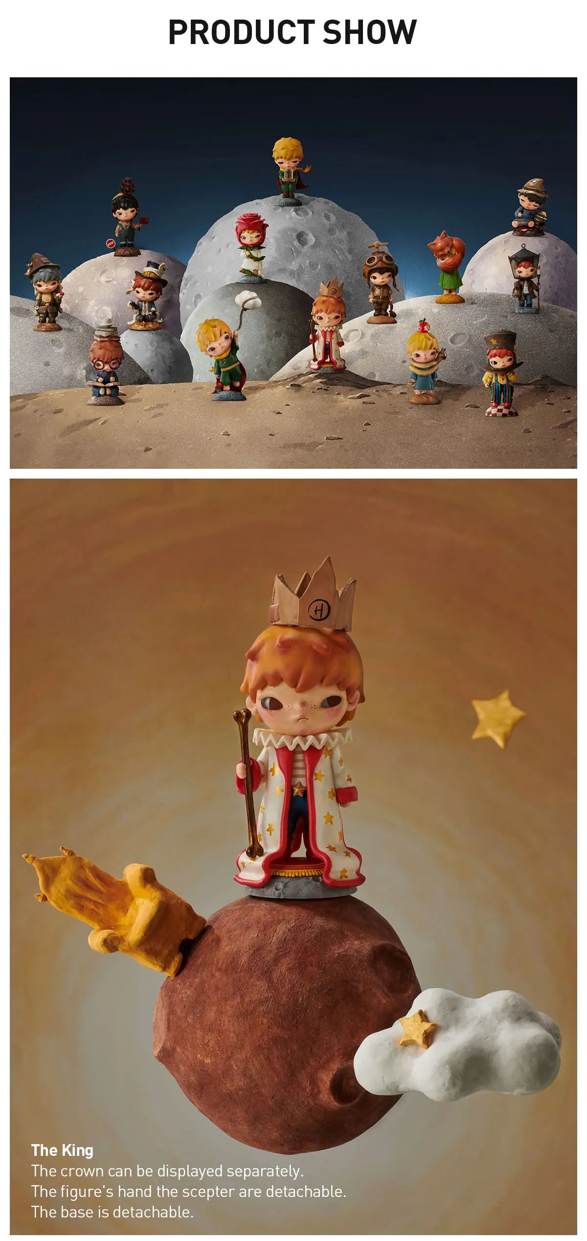 Hirono × Le Petit Prince Series Figures