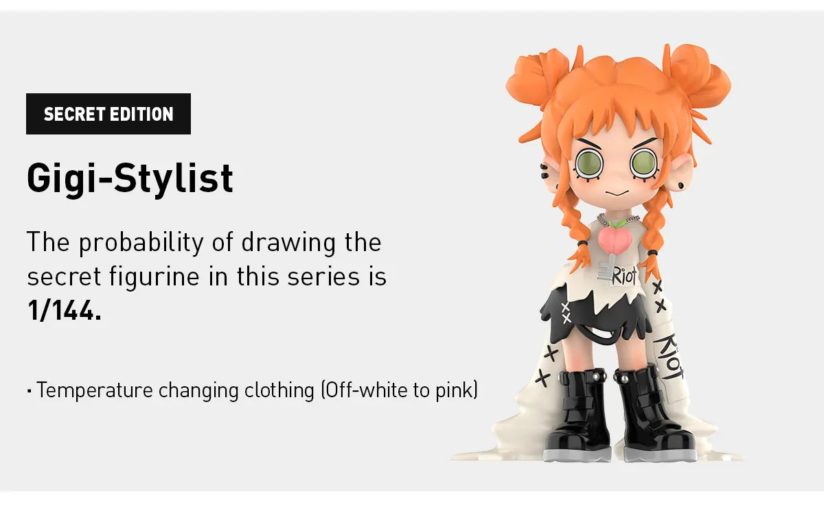 POP MART Lil Peach RiotLoading! Series Figures