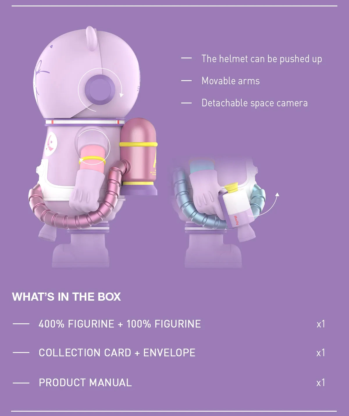 MEGA SPACE MOLLY 400%+100% Sweet Dream Bears