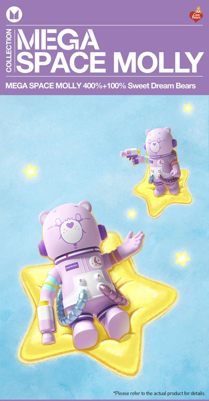 MEGA SPACE MOLLY 400%+100% Sweet Dream Bears