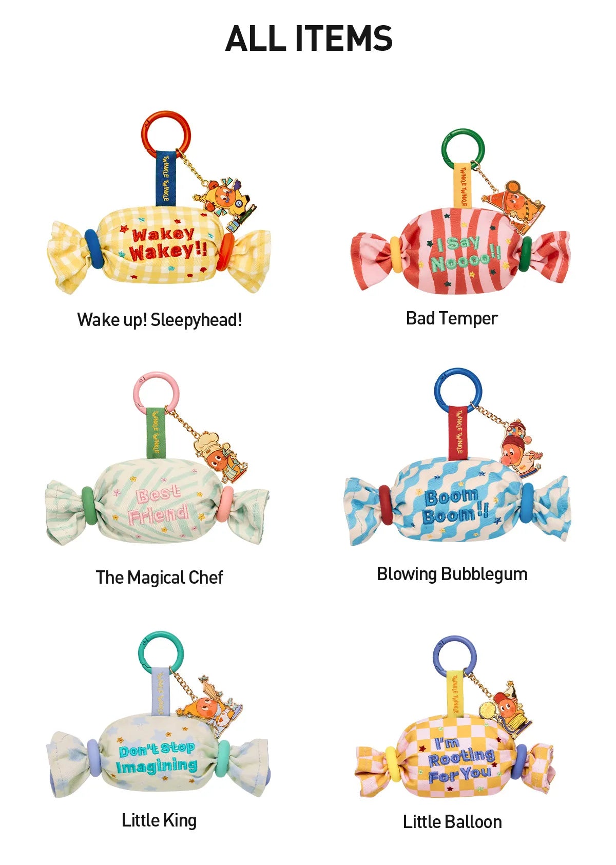 Pop Mart Twinkle Twinkle Be a Little Star Series- Mini Bag Pendant Blind Box