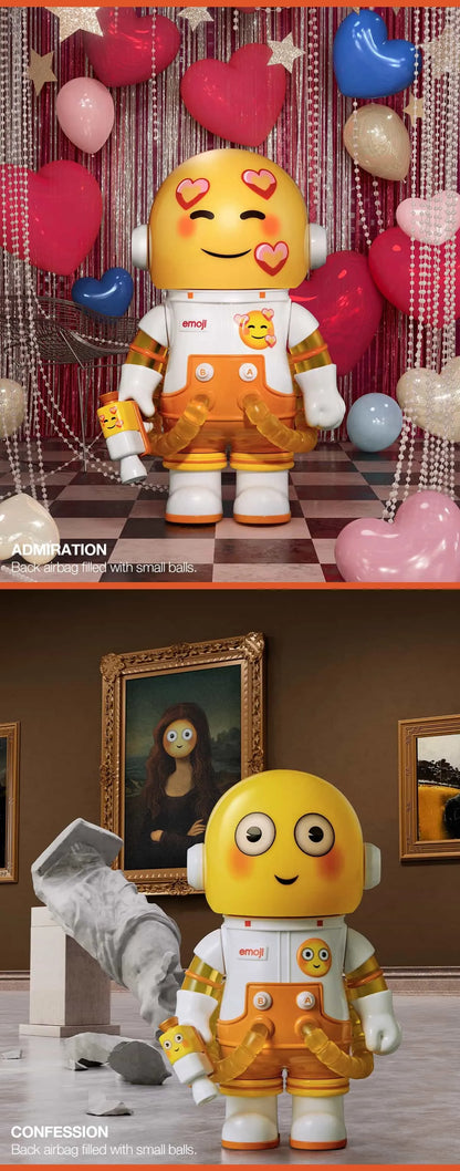 Pop Mart MEGA SPACE MOLLY 100% × emoji Series