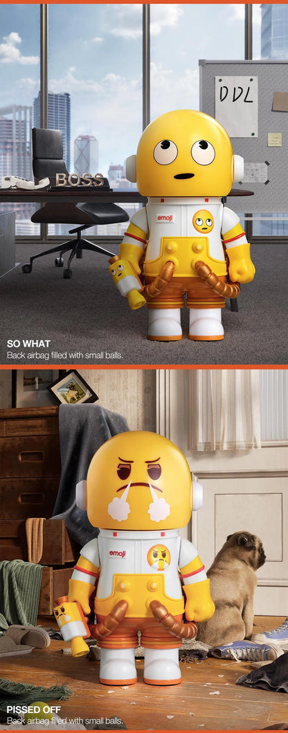 Pop Mart MEGA SPACE MOLLY 100% × emoji Series