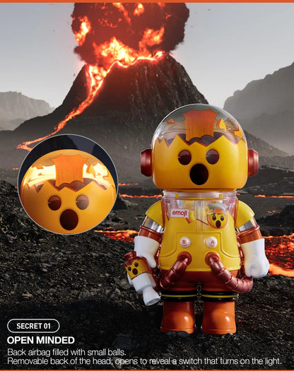 Pop Mart MEGA SPACE MOLLY 100% × emoji Series