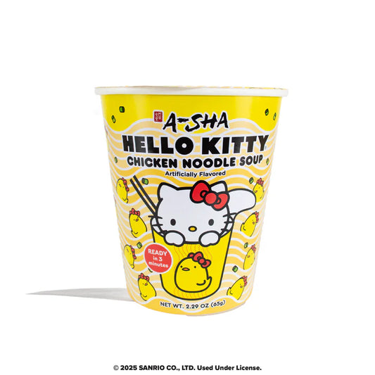 A-Sha Prince Katsu Hello Kitty Chicken Noodle Soup 2.29oz