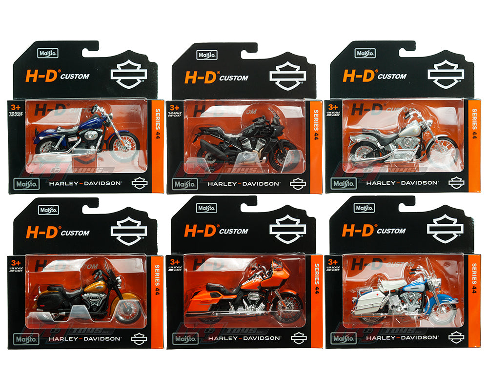 M&J Maisto 1:18 Harley-Davidson Series 44 Assortment – H-D Custom