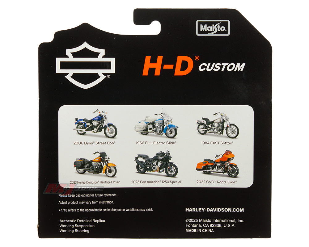 M&J Maisto 1:18 Harley-Davidson Series 44 Assortment – H-D Custom