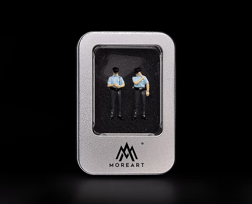 MoreArt - 1:64 Police Dolls Set