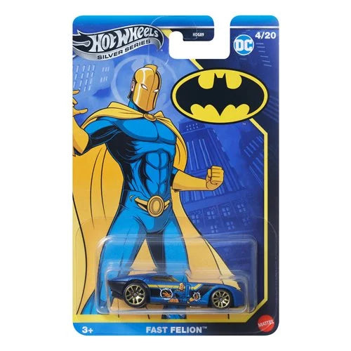 Hot Wheels Batman Silver Series Fast Felion Diecast Car