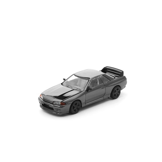 Pop Race 1:64 Skyline GT-R R32 Dark Chrome PRDC002 - official product view 3