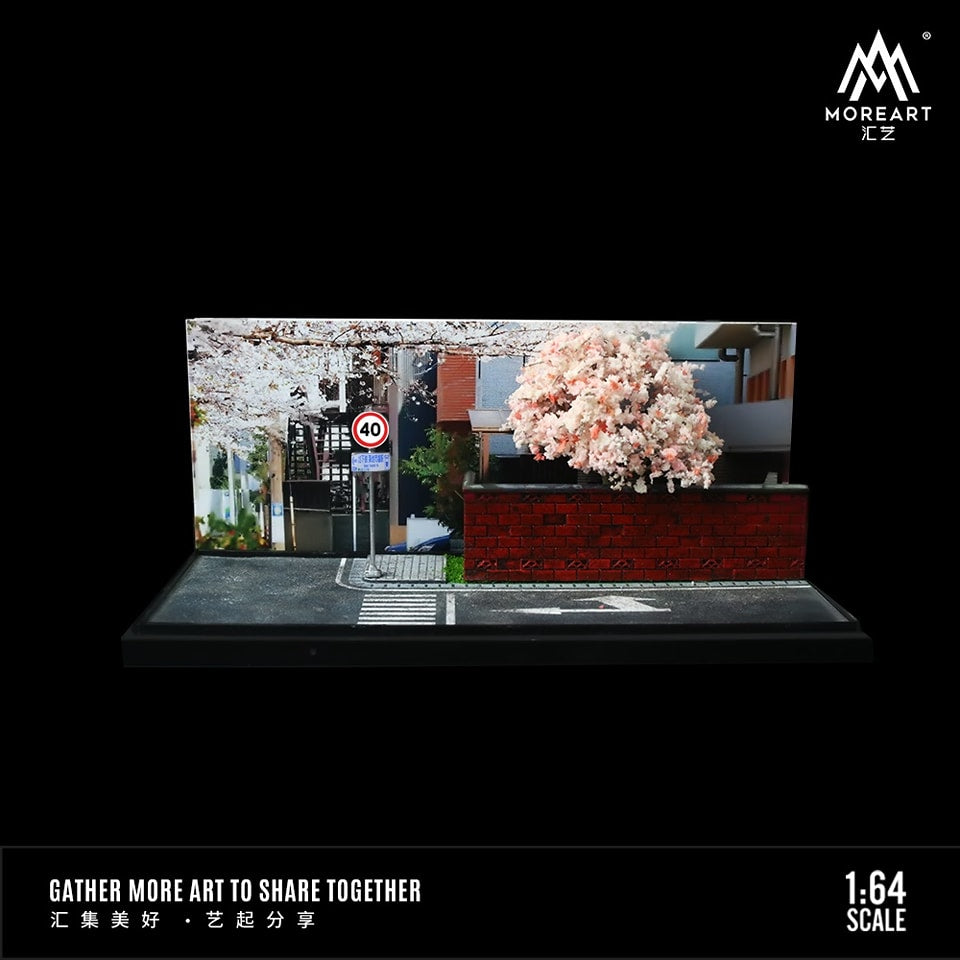 MoreArt 1/64 SAKURA STRASSE SCENE MODEL MO901303