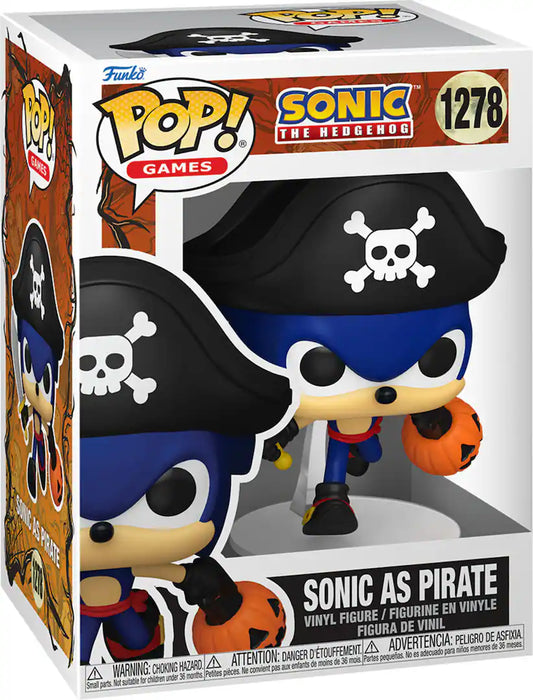 Funko - POP! Games: Sonic - Sonic as Pirate - COLLECTIBLES - Multicolor