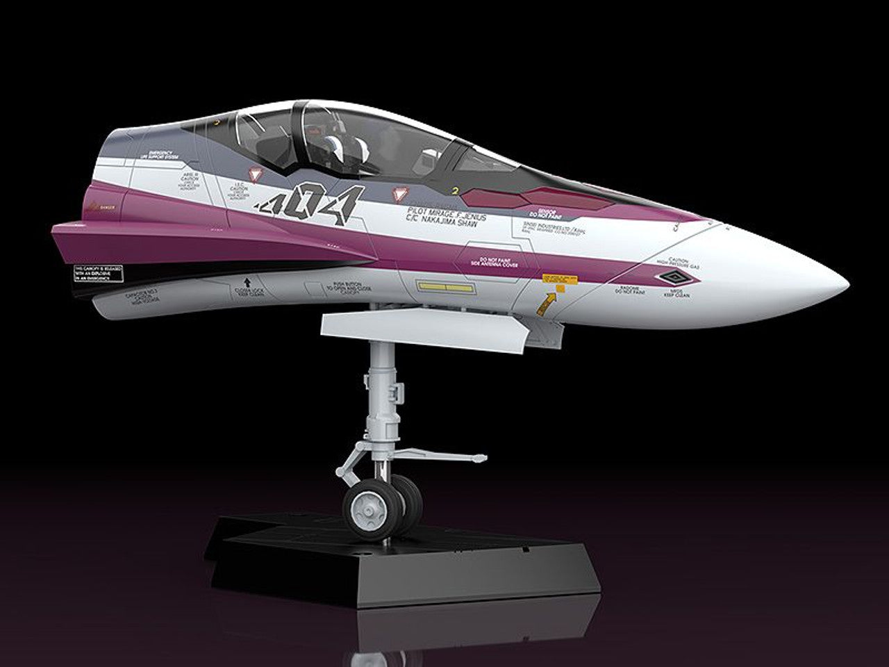 Max Factory PLAMAX MF-52: minimum factory Fighter Nose Collection VF-31C Plastic Model (Macross Delta)