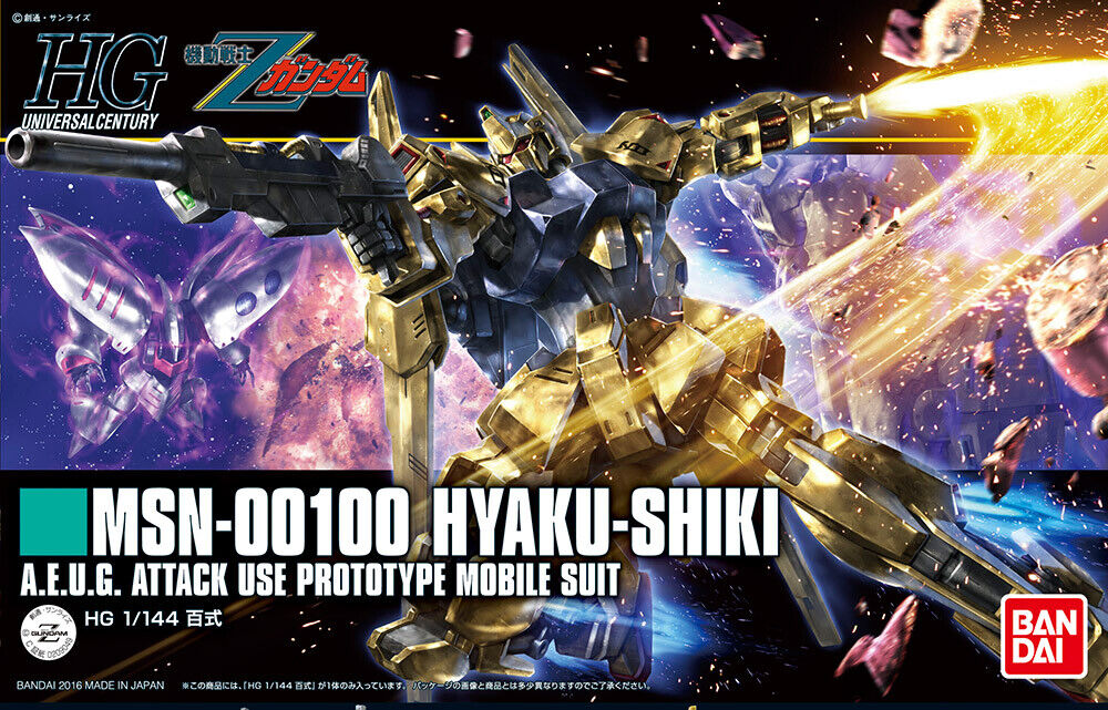 Mobile Suit Zeta Gundam Hyaku Shiki High Grade Universal Century 1:144 Scale Model Kit