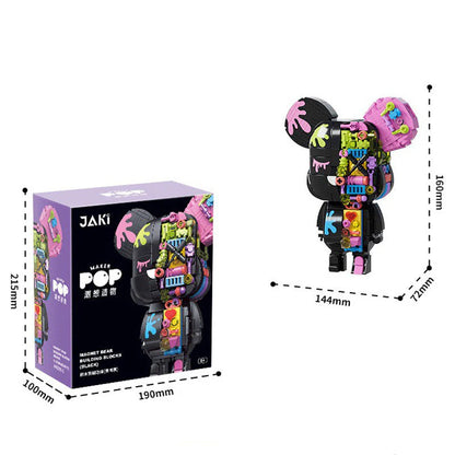 JAKI Magnetic Building Block Bear