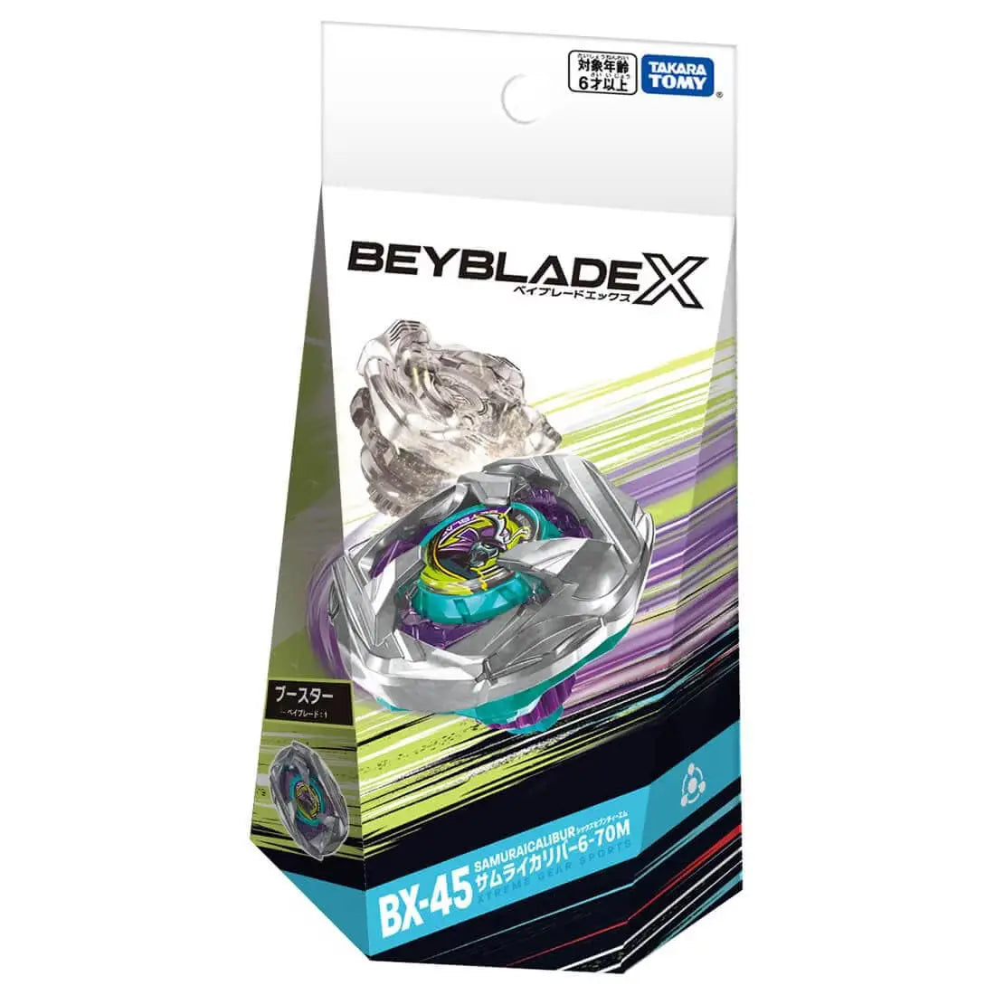 BEYBLADE X BX-45 Booster Samurai Calibur 6-70M