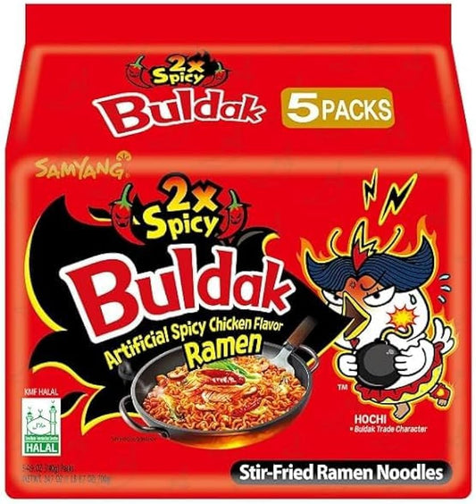 SY 305201 Artificial Spicy Chicken Flavor Ramen 2X Spicy