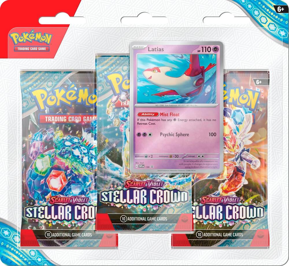 Stellar Crown 3 Pack Blisters [Latias] - SV07: Stellar Crown (SV07)