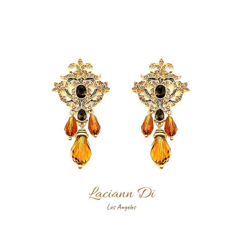 Laciann Di Courtly Gemstone Earrings