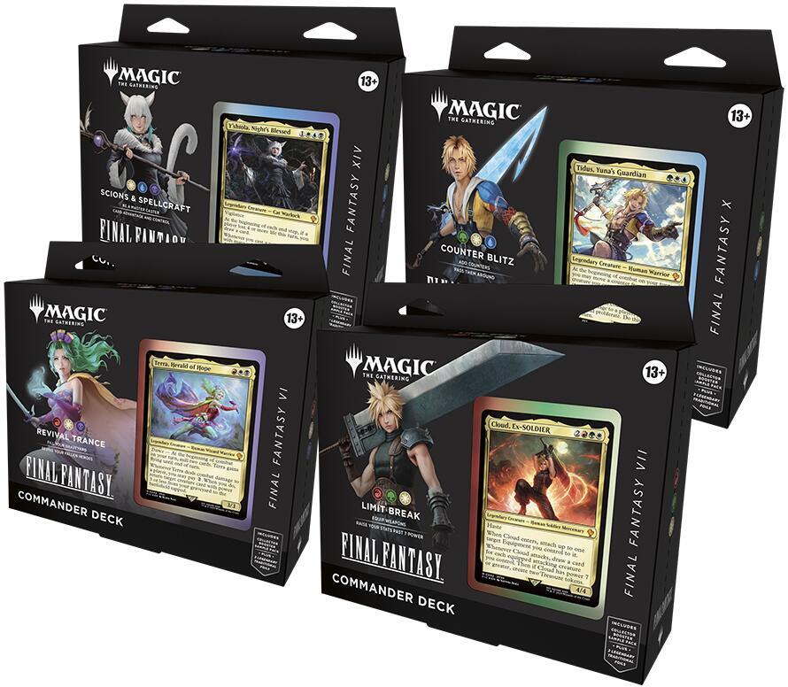 Magic the Gathering CCG: Final Fantasy Commander Deck - 1 Box