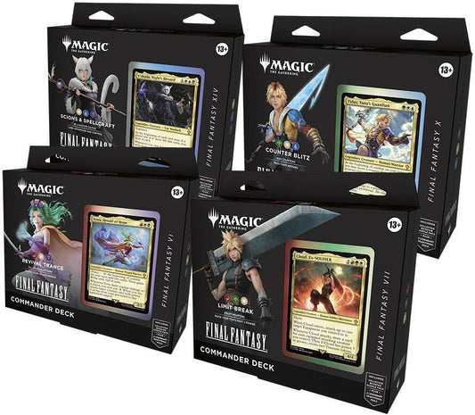 Magic the Gathering CCG: Final Fantasy Commander Deck - 1 Box