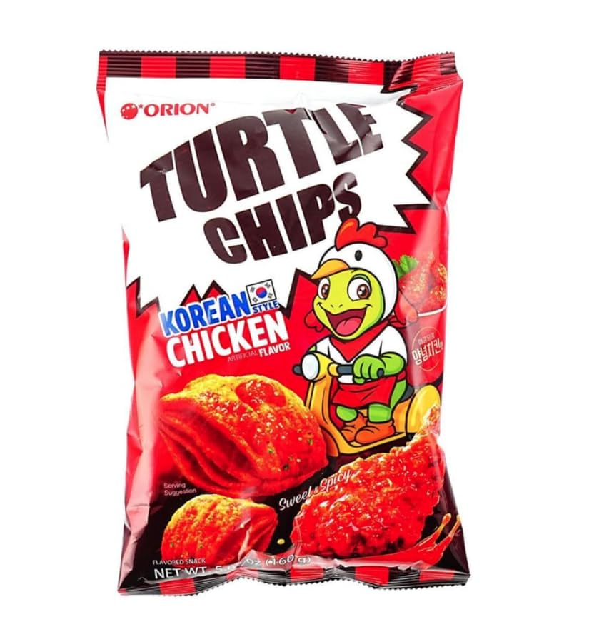 Orion 29419 Turtle Chips Carbonara Hot Chicken