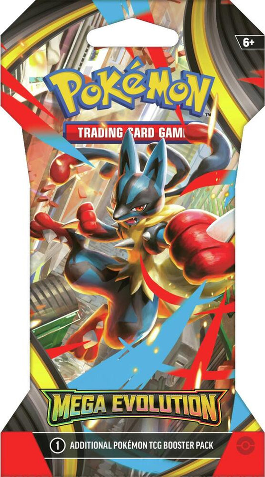 Pokemon Mega Evolution Sleeved Booster Pack - ME01: Mega Evolution (MEG)