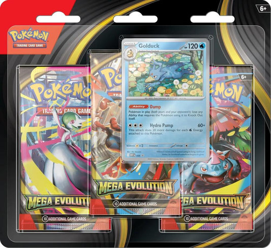 Pokemon: Mega Evolution - Three-Booster Blister Pack