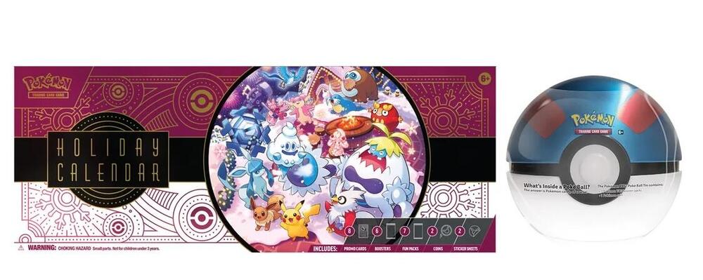 Pokemon TCG: Holiday Calendar and Great Ball Bundle - Miscellaneous Cards & Products (MCAP)