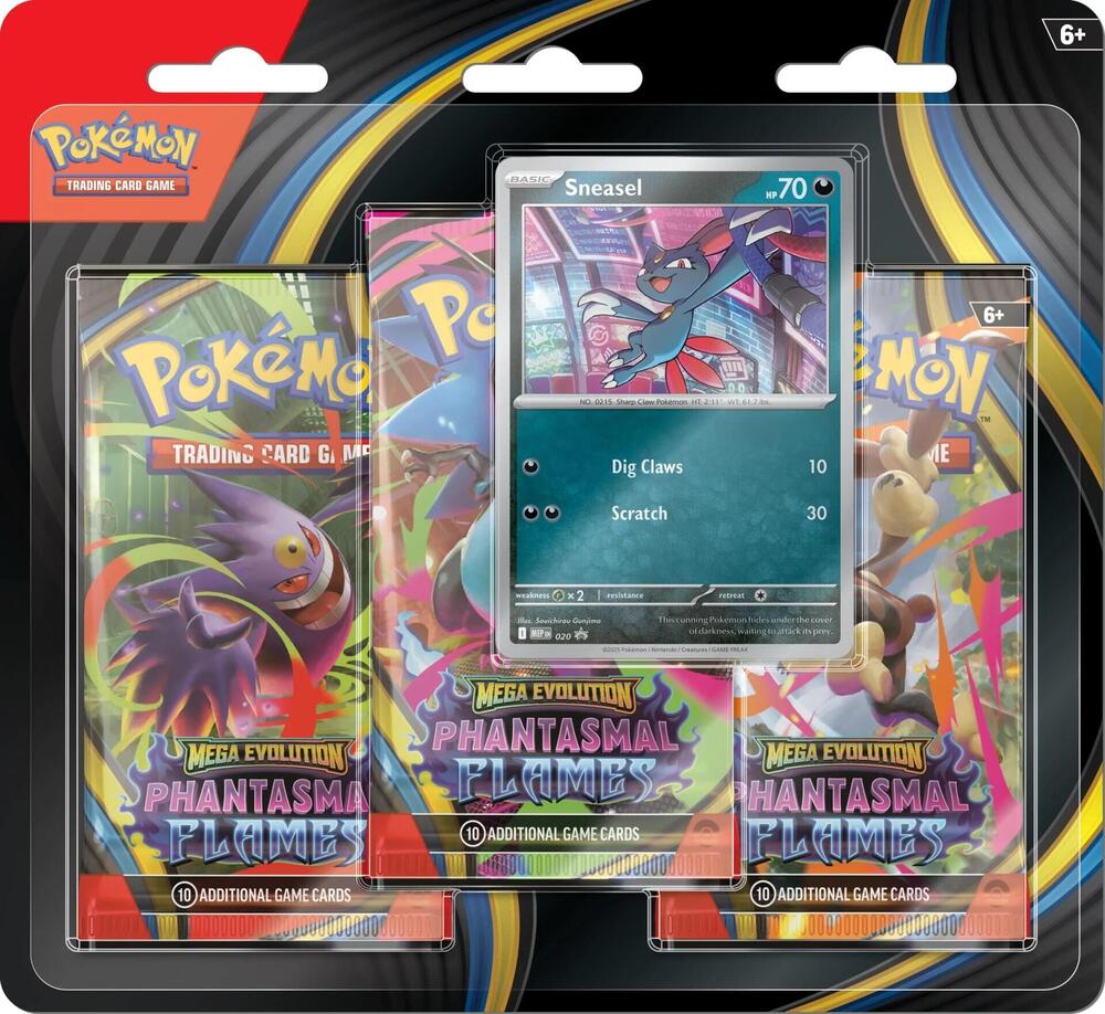 Phantasmal Flames 3 Pack Blister [Sneasel] - ME02: Phantasmal Flames (PFL)