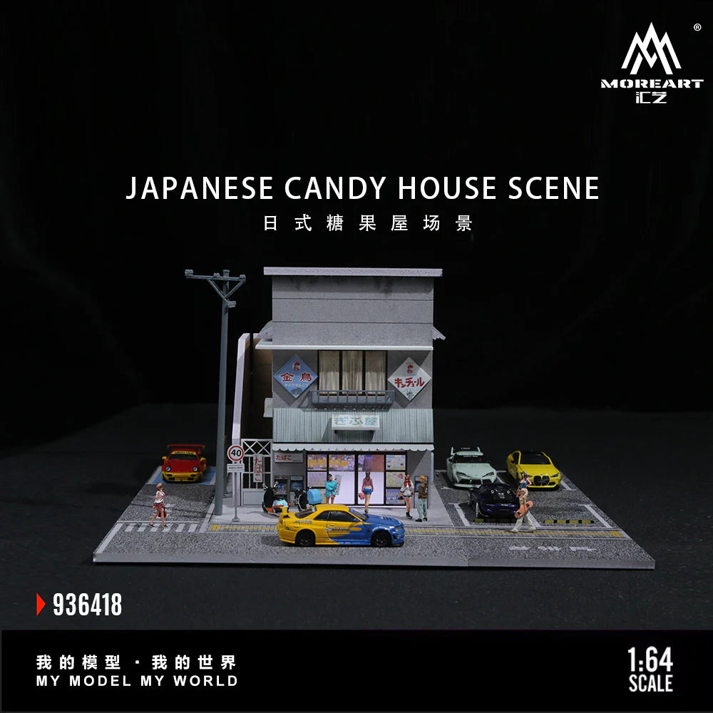 MoreArt 1:64 JAPANESE CANDY HOUSE SCENE MO936418